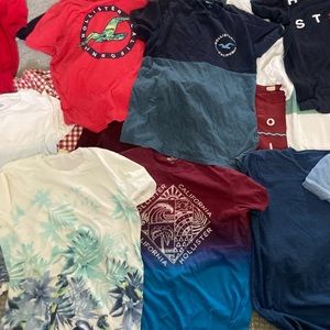 Huge Hollister Shirt Bundle 17 Shirts Size Small $2.50 Per Shirt Great Condition